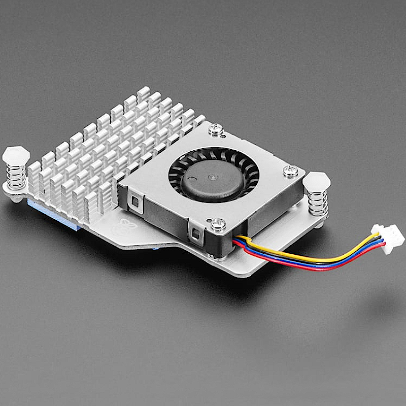 Aktívne chladenie - chladič ventilátor pre Raspberry Pi 5 (SC1148)