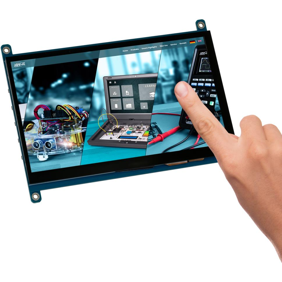 JOY-IT RASPBERRY PI touch display 7", keret nélküli (RB-LCD-7-3)
