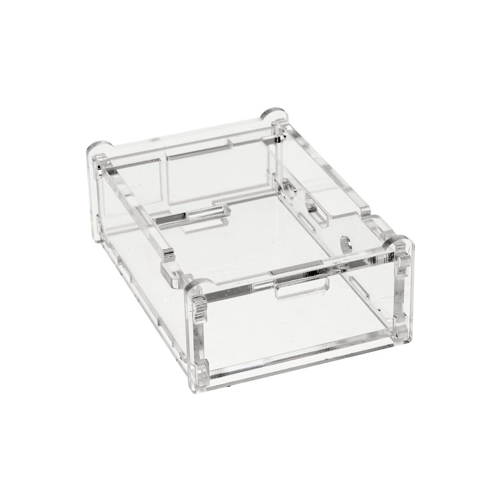 Raspberry PI B+/2B/3B/3B+ Akril Számítógépház - Átlátszó (RB-CASE+01)